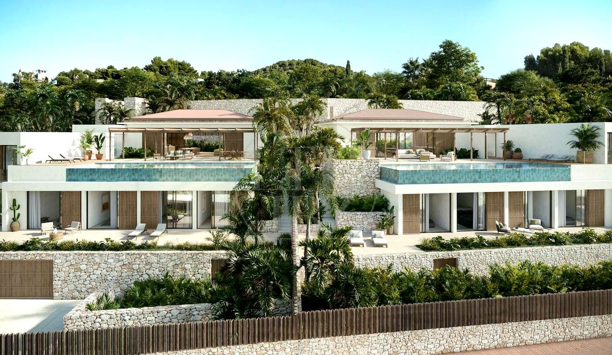 Newly built villas in Cap Martinet